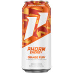 PHORM Energy Orange Fury energy drink 12-pack