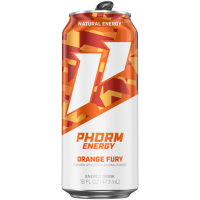 Orange Fury citrus energy drink by PHORM Energy