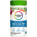 Rainbow Light Men's One 50+ daily multivitamin, 120 tablets