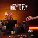 Mini Brands palm-sized working record player playset