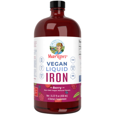 MARYRUTH'S vegan liquid iron in berry flavor
