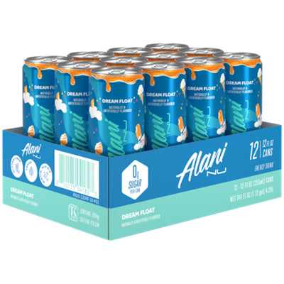 12 fl oz Alani Nu energy drink can