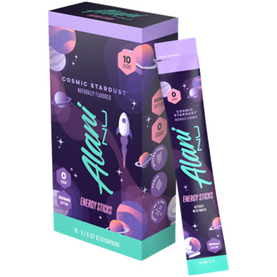 Alani Nu energy stick packets Cosmic Stardust