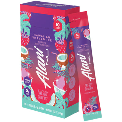 Alani Nu Cosmic Stardust energy sticks box