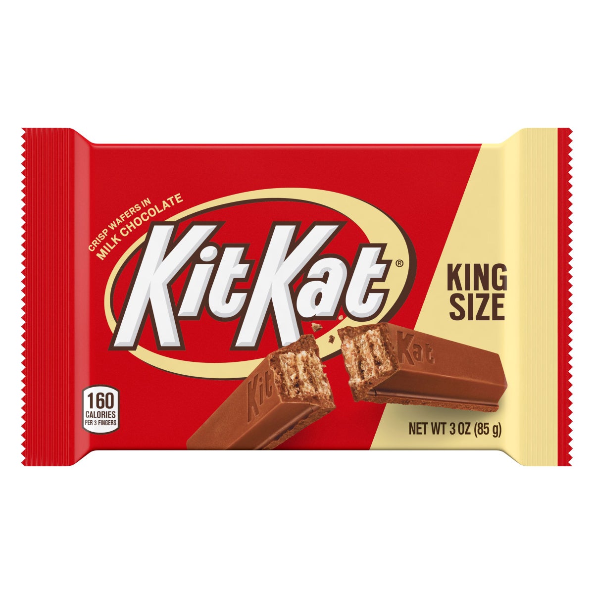 Hershey's Kit Kat chocolate wafer bars display