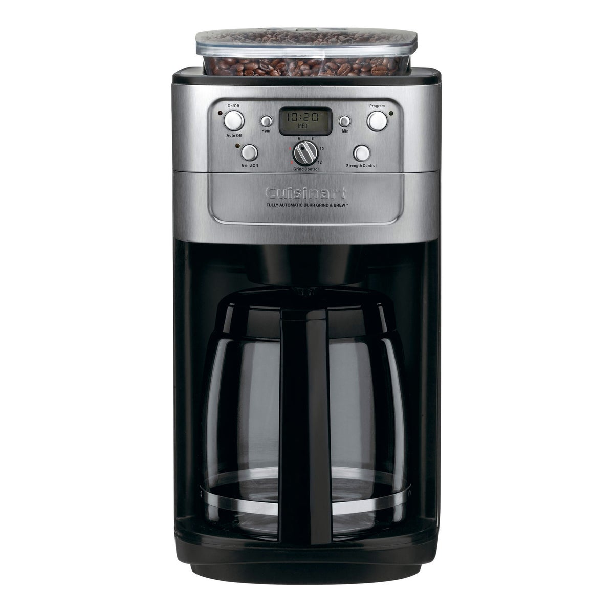 Cuisinart 12 cup coffee maker with glass carafe