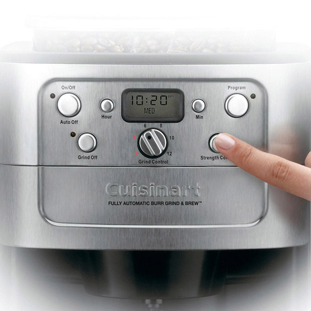 Cuisinart coffee maker with 8 oz bean hopper