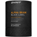 Onnit Labs Alpha Brain Black Label 80-capsule supplement
