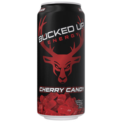 Bucked Up Cherry Candy energy drink 12-pack