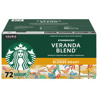 Starbucks Veranda Blend blonde roast K-Cup 72-count box