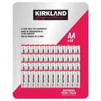 Bulk pack of Kirkland Signature alkaline AA batteries
