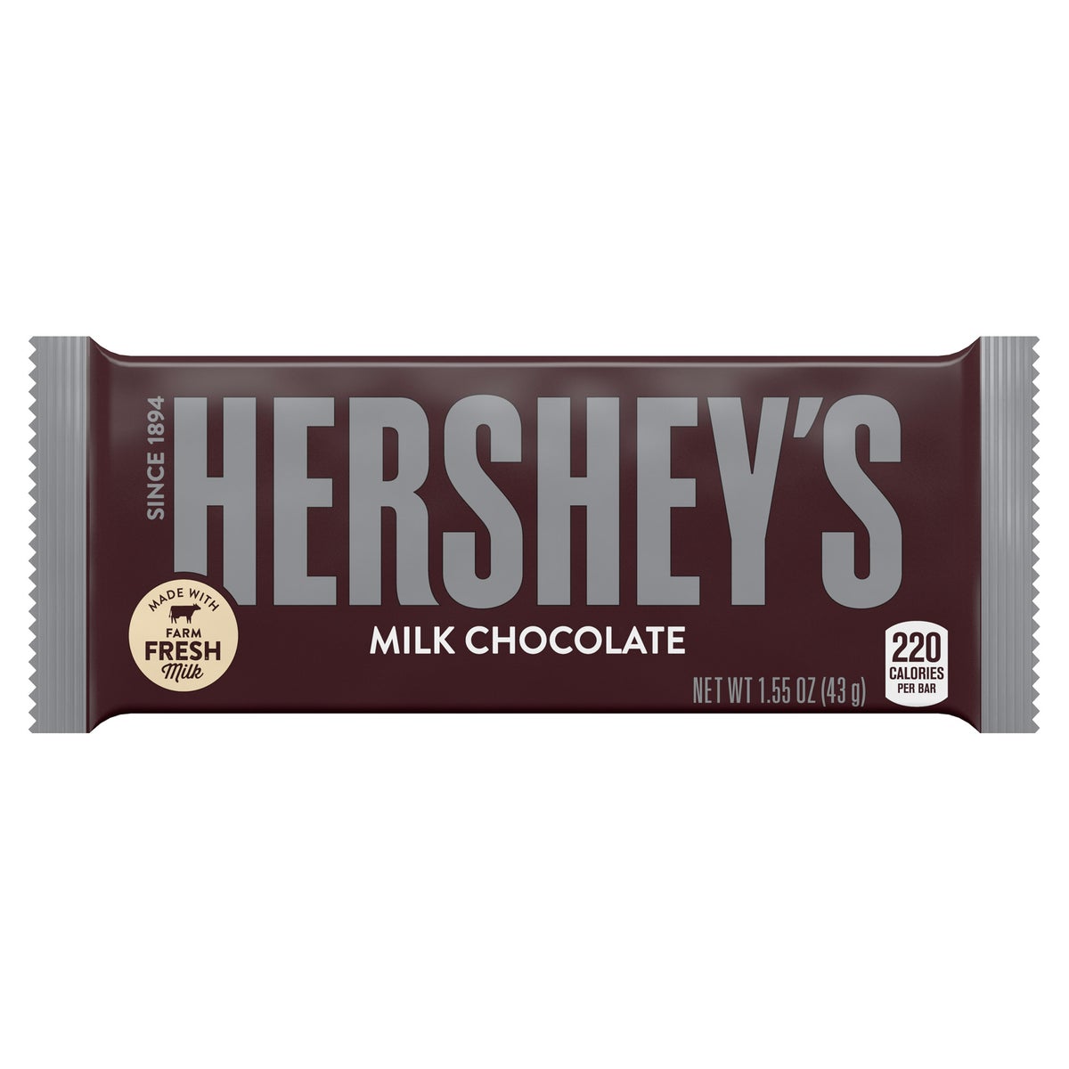 Classic Hershey's milk chocolate snack size bars