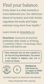 Orange and ginger liver support beverage