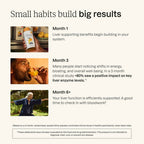 Orange ginger liquid supplement bottle