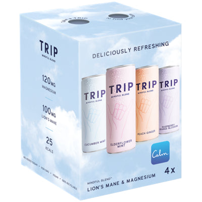 TRIP sparkling drink with lion's mane and magnesium