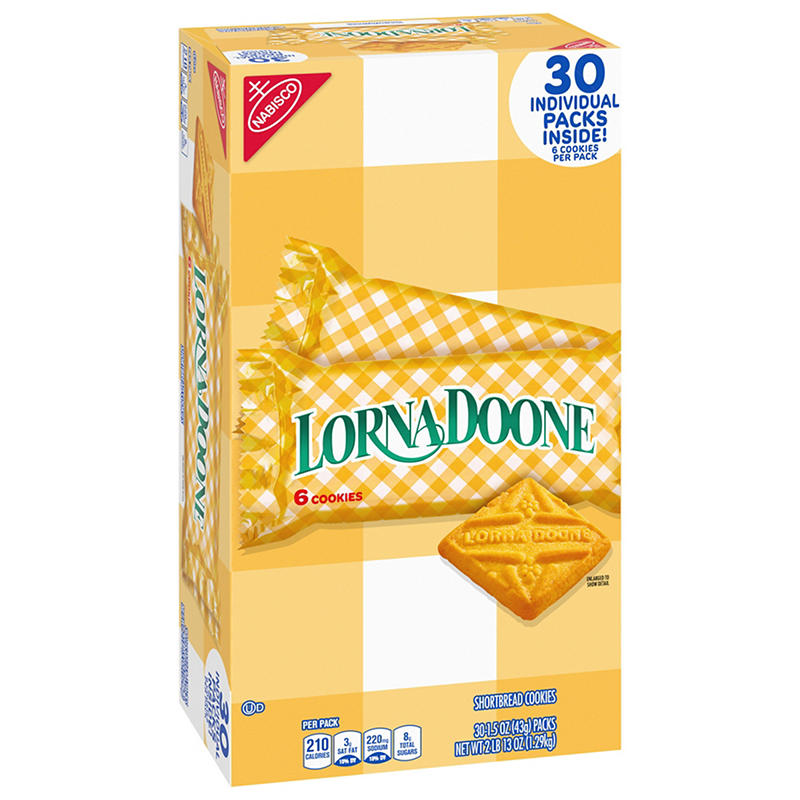 Lorna Doone classic shortbread cookie packs