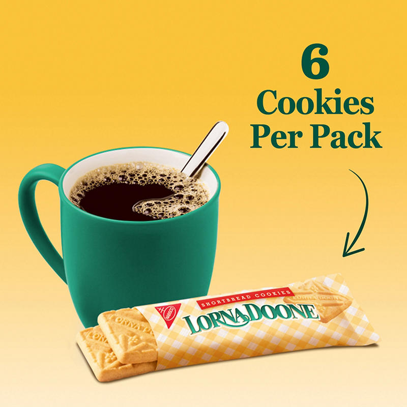 Single serve shortbread cookie packs