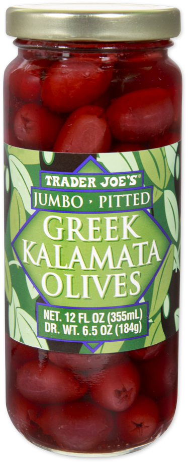 Trader Joe's jumbo pitted Greek Kalamata olives