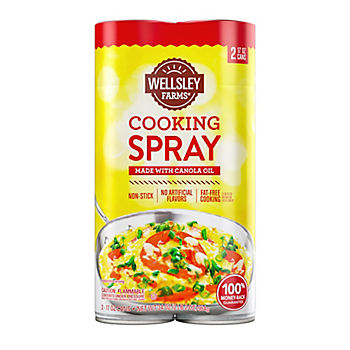Wellsley Farms cooking spray 2-pack 17 oz
