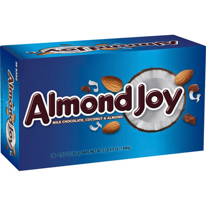 Almond Joy candy bar 36-count box