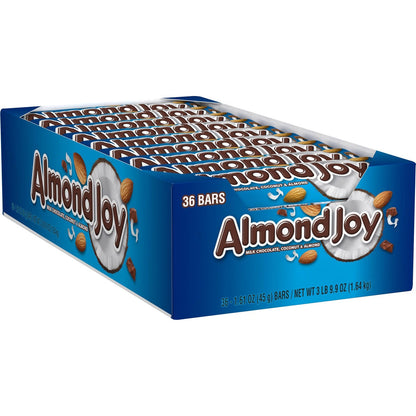 Individually wrapped Almond Joy bars
