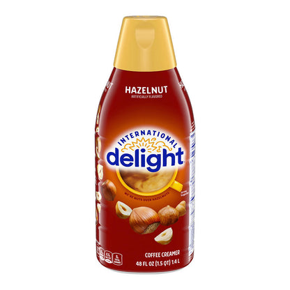 International Delight hazelnut coffee creamer 48 oz