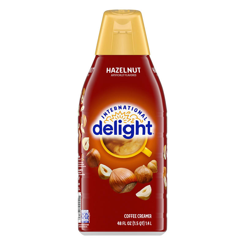 Creamy toasted hazelnut creamer for coffee