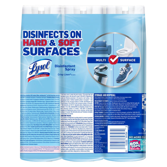 Lysol 19 oz disinfectant spray cans