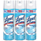 Crisp Linen Lysol spray for home cleaning