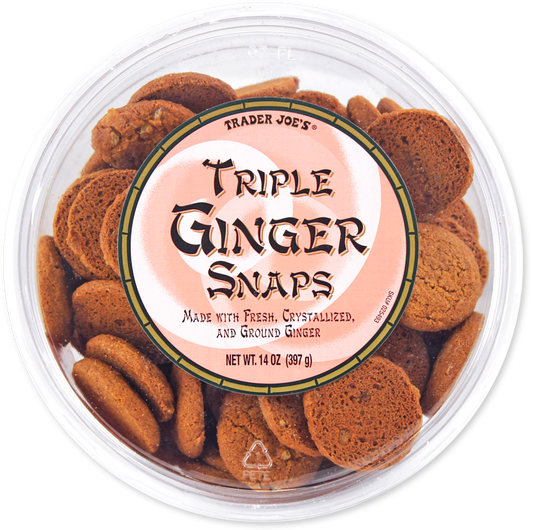 Trader Joe's Triple Ginger Snaps cookie package