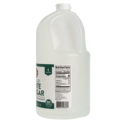 Distilled white vinegar for cooking and cleaning