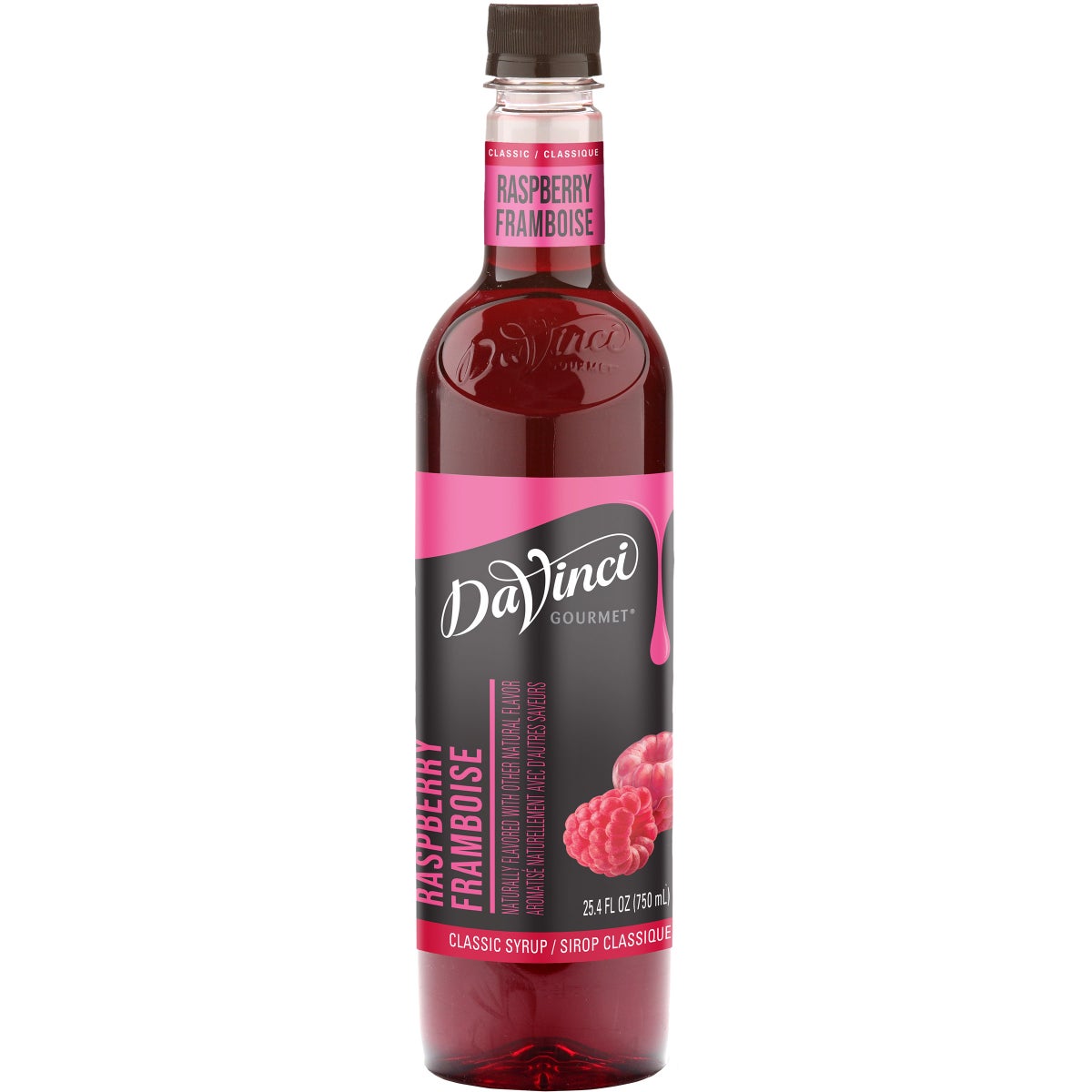 DaVinci Gourmet raspberry classic syrup 25.4 oz bottle