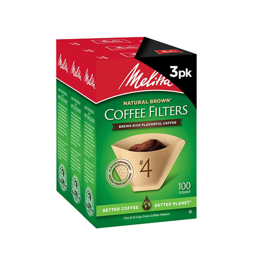 Melitta cone coffee filters pack front view