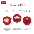 Melitta #4 filters for home coffee makers