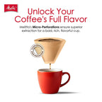 Melitta #4 coffee filters for drip brewing