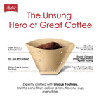 Melitta filter box showing 300 count