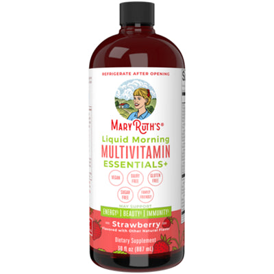 MARYRUTH'S strawberry Liquid Morning Multivitamin Essentials+