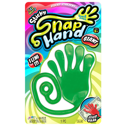 JA-RU washable sticky hand with finger loop