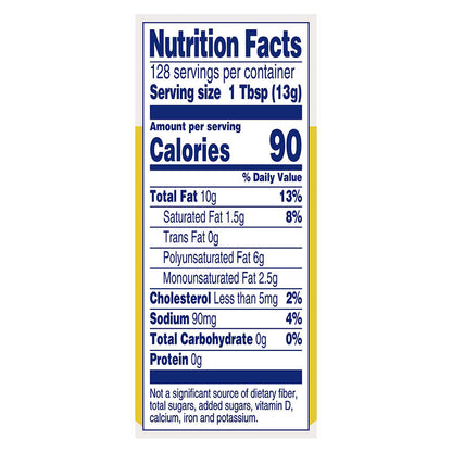 Hellmann's mayonnaise side label view