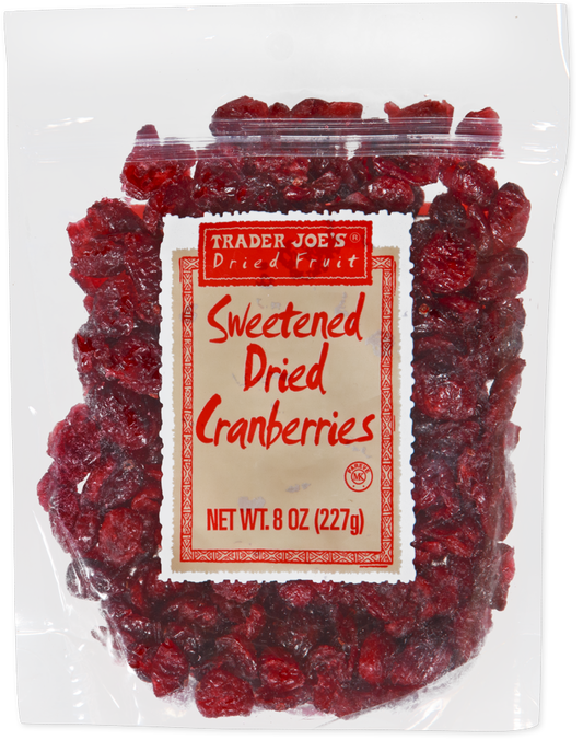 Trader Joe's sweetened dried cranberries
