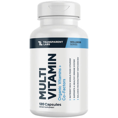 Transparent Labs whole-food multivitamin, 120 capsules