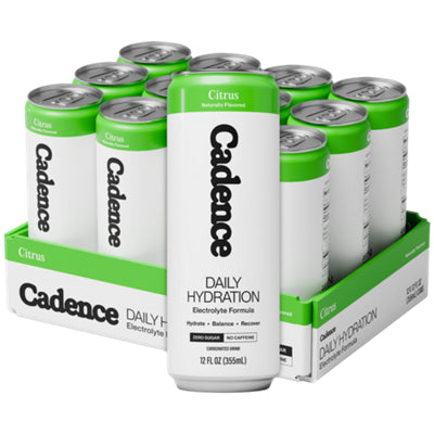 Cadence citrus electrolyte drink 12-pack