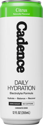 Cadence hydration support drink citrus flavor