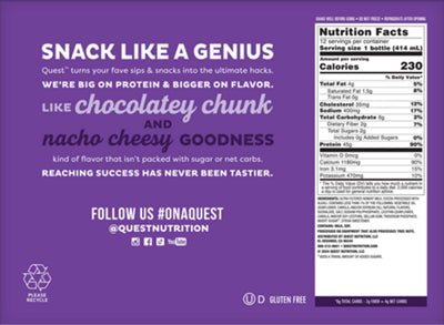 Quest Nutrition protein milkshake 45g protein