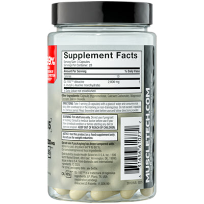 Muscletech Muscle Peptide 185 capsule supplement