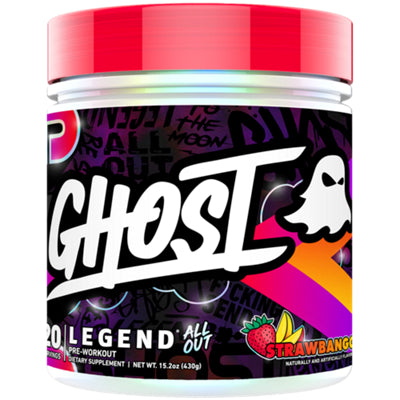 GHOST Legend V2 All Out Pre-Workout in Strawbango
