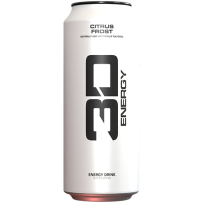 16 oz Citrus Frost energy drink can