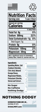 LMNT sparkling electrolyte drink 12-pack Orange Salt