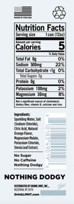 LMNT sparkling electrolyte drink 12-pack Orange Salt
