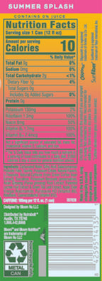 Zero sugar Bloom Nutrition energy drink cans